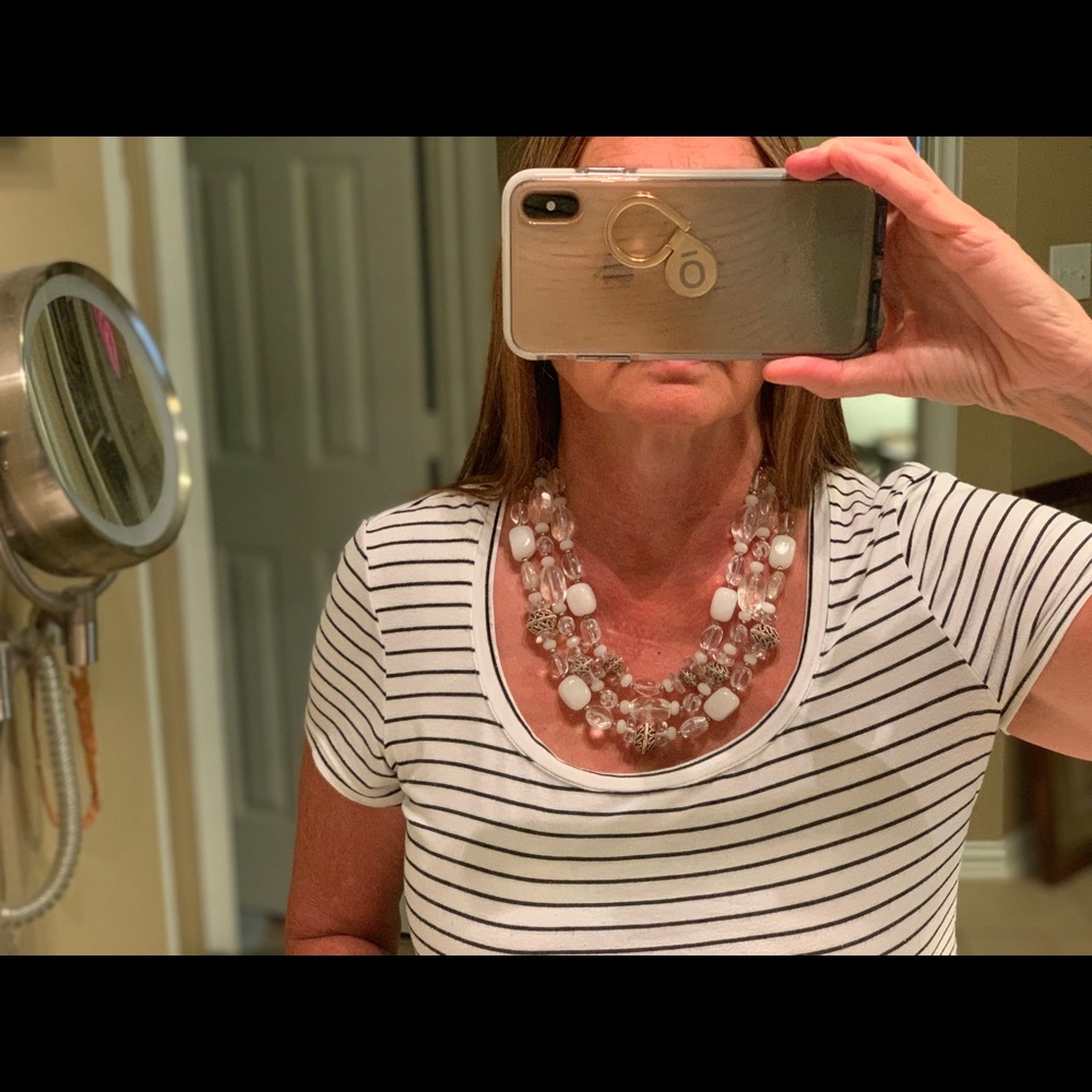 Retired Barse 3 Strand Quartz Necklace